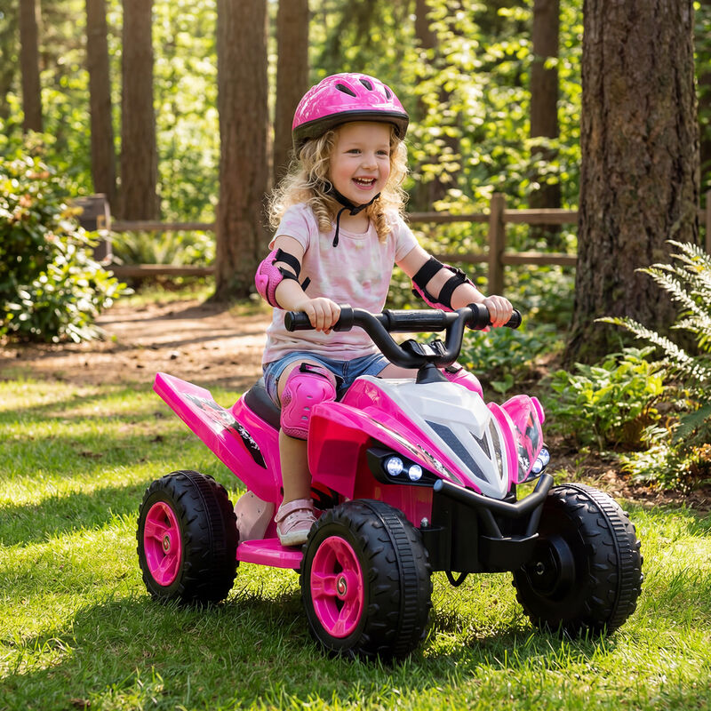 Kids 12V Ride On 4 Wheeler ATV with LED Lights and Speed Control image number 1