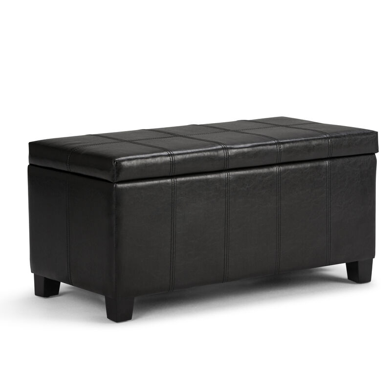 Simpli Home Dover Storage Ottoman Bench image number 0