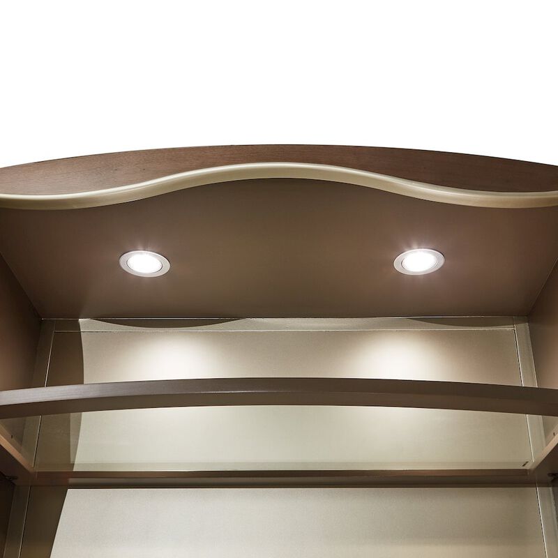 Michael Amini Villa Cherie Bookcase - Hazelnut