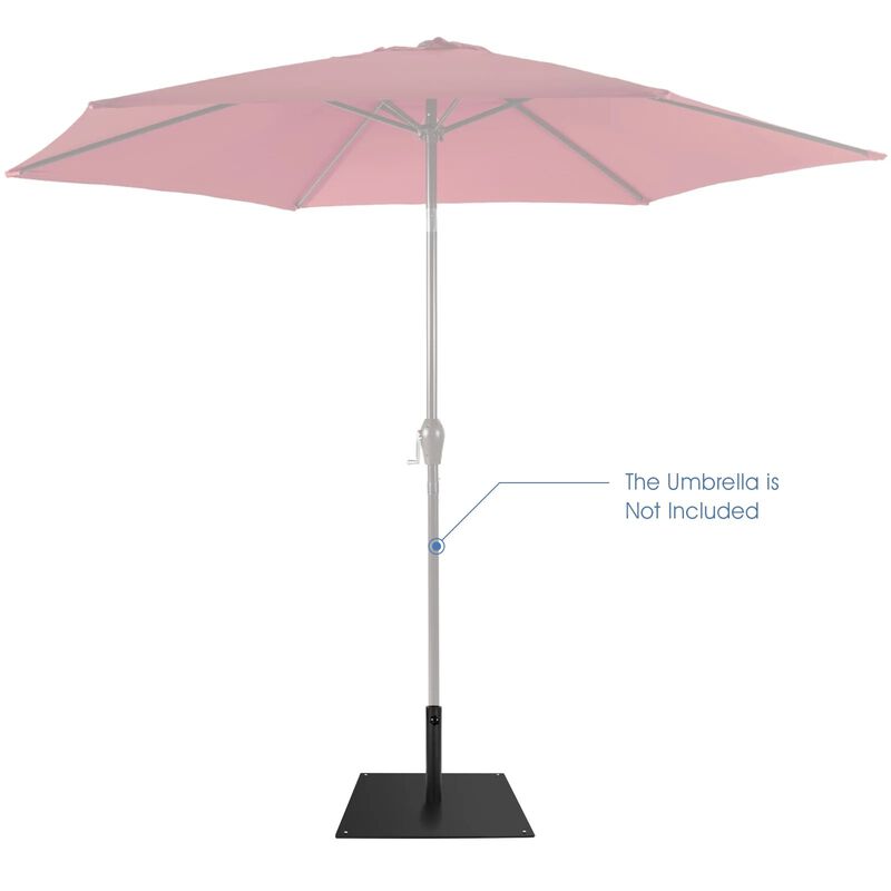 Mondawe 20 Inches Patio Umbrella Base with 4 Adjustable Footpads
