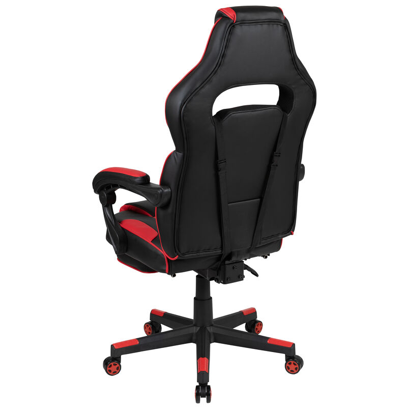 X40 Gaming Chair Racing Ergonomic Computer Chair with Fully Reclining Back/Arms, Slide-Out Footrest, Massaging Lumbar - / image number 6