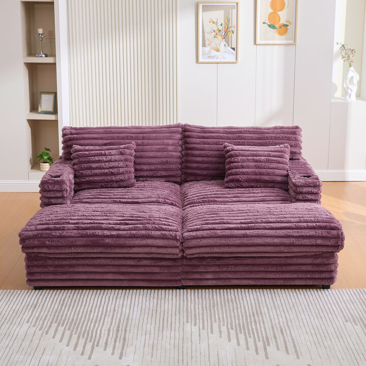 Oversized Chaise Sofa Loveseats