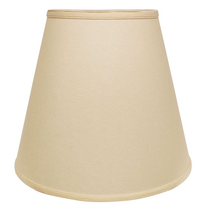 Hivvago 18" Parchment Biege Empire Linen Lampshade