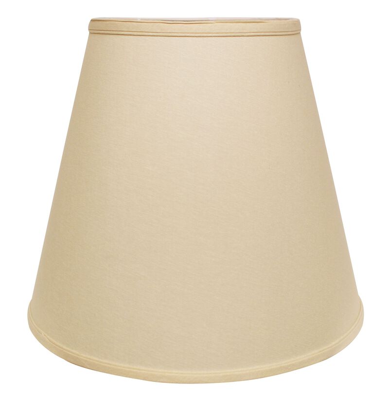 Hivvago 18" Parchment Biege Empire Linen Lampshade