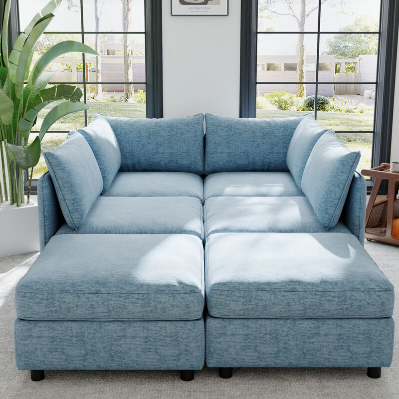 Vepwaf Modular Sectional Sofa image number 4
