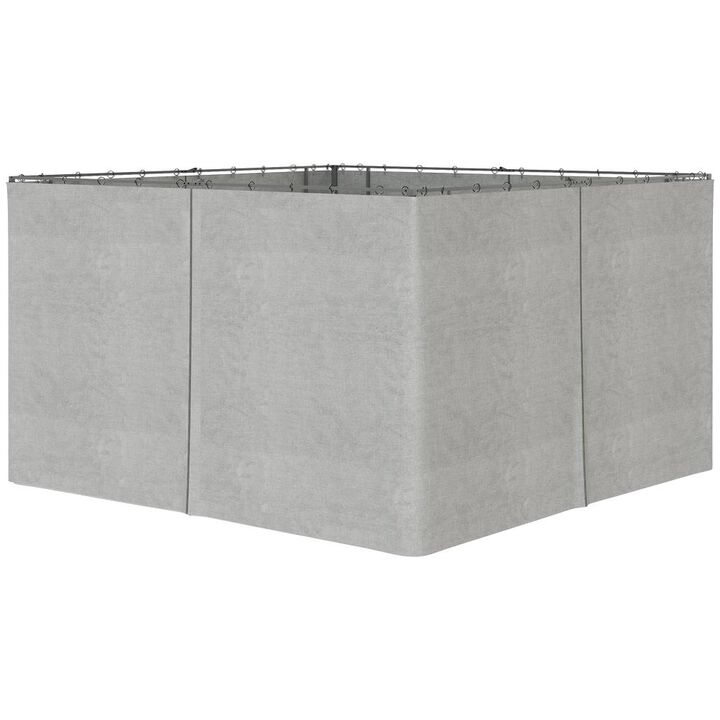 Hivvago 9.84' x 13.1' Gazebo Replacement Walls with Hooks