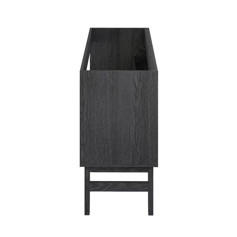 Bosse 36" Freestanding Bathroom Vanity Cabinet without Top in Black Oak image number 4