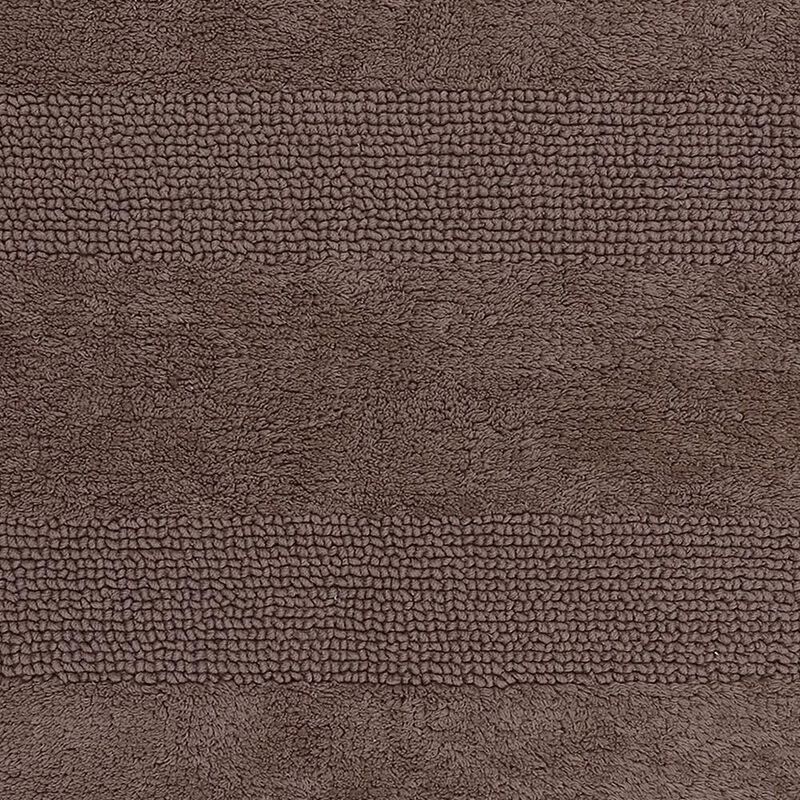 Splendid Striped Soft Plush Cotton Bath Rug 22" X 60" Stone by Castle Hill London