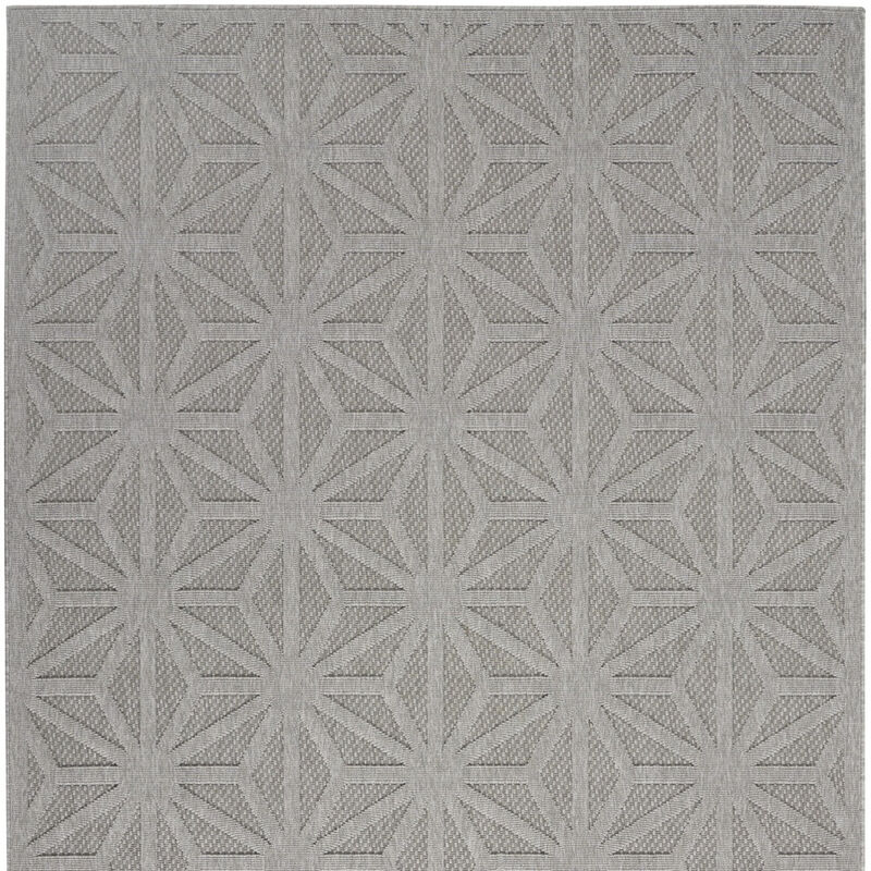 HomeRoots Geometric Indoor Outdoor Area Rug image number 0