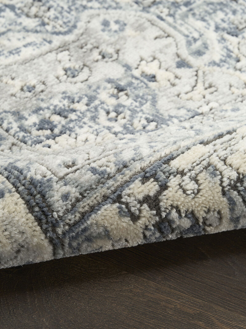 Quarry QUA18 Ivory/Navy 3'9" x 5'9" Rug