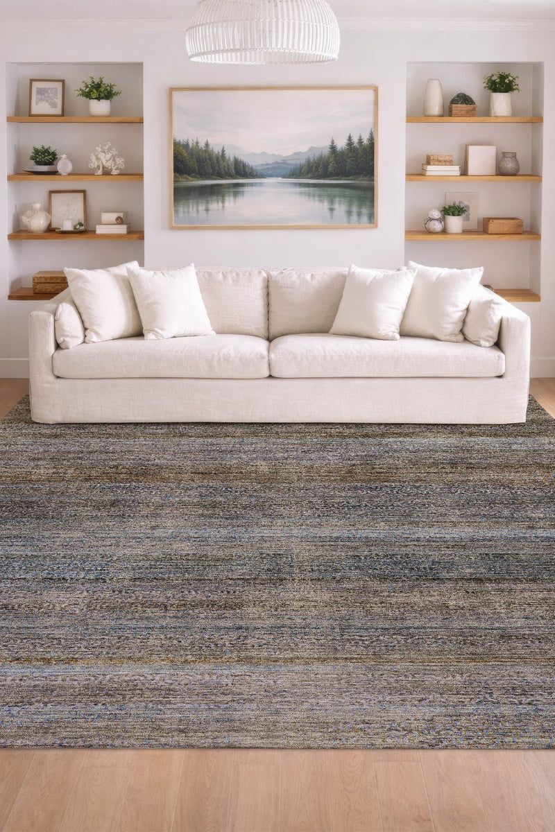 Vico VC1 Blue 9' x 12' Rug image number 1