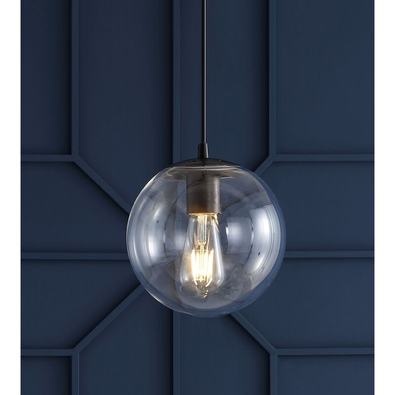Bleecker Metal/Glass Globe LED Pendant