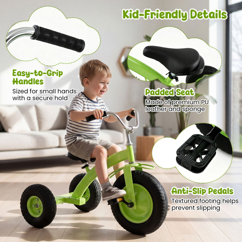 15-Inch Kids Bike with Carbon Steel Frame and Inflatable Rubber Tires image number 4