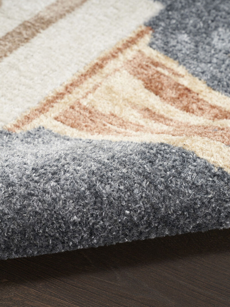 Astra Machine Washable ASW06 Sky Blue 3'3" x 5' Rug