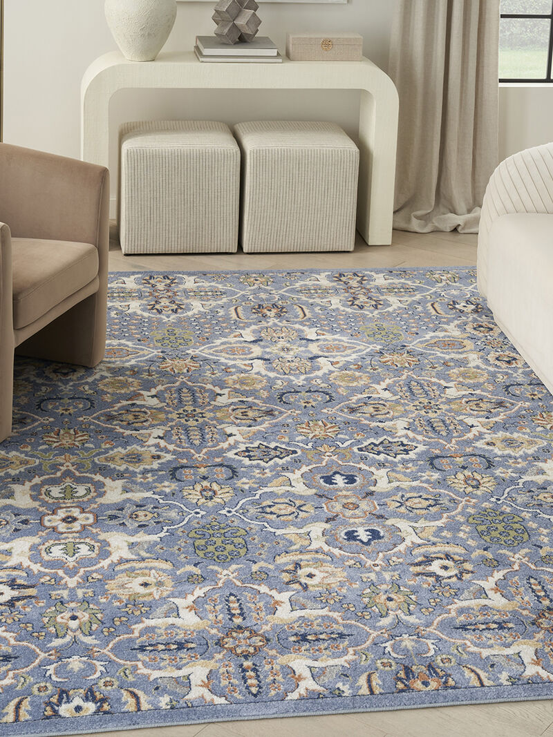 Allur ALR03 Light Blue 6' x 9' Rug