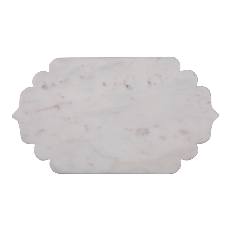 Scallop Edge Oval Marble Tray image number 5