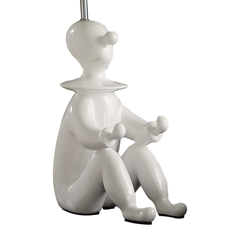 ELEMENT ACE Modern Clown Phone Holder Resin Table Lamp, Fun Decorative Desktop Accent Light for Bedroom, Living Room, Kids Room & Home Interior Decor image number 4
