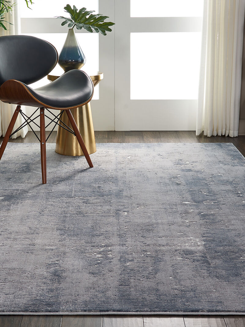 Rustic Textures RUS05 Gray 6' x 9' Rug
