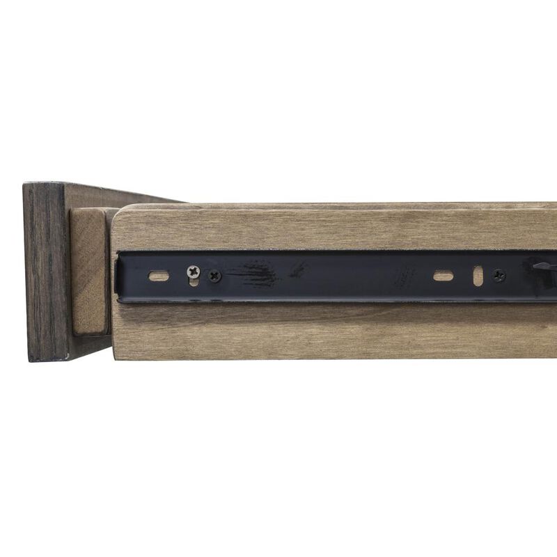 Liberty Furniture Stone Brook Laptop Desk in Rustic Saddle image number 2