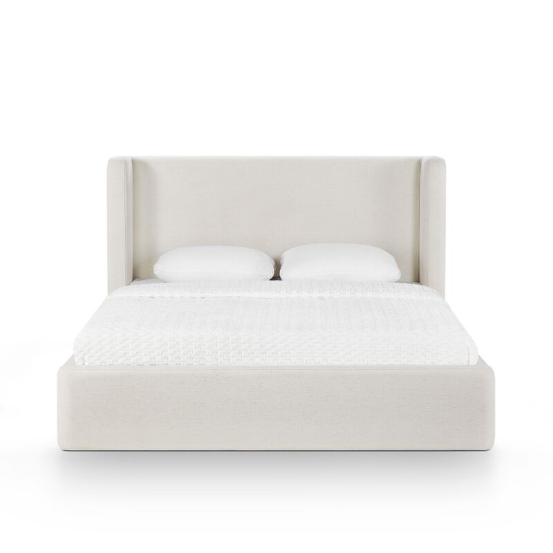 Harmony Tan Performance Chenille Queen Bed image number 0