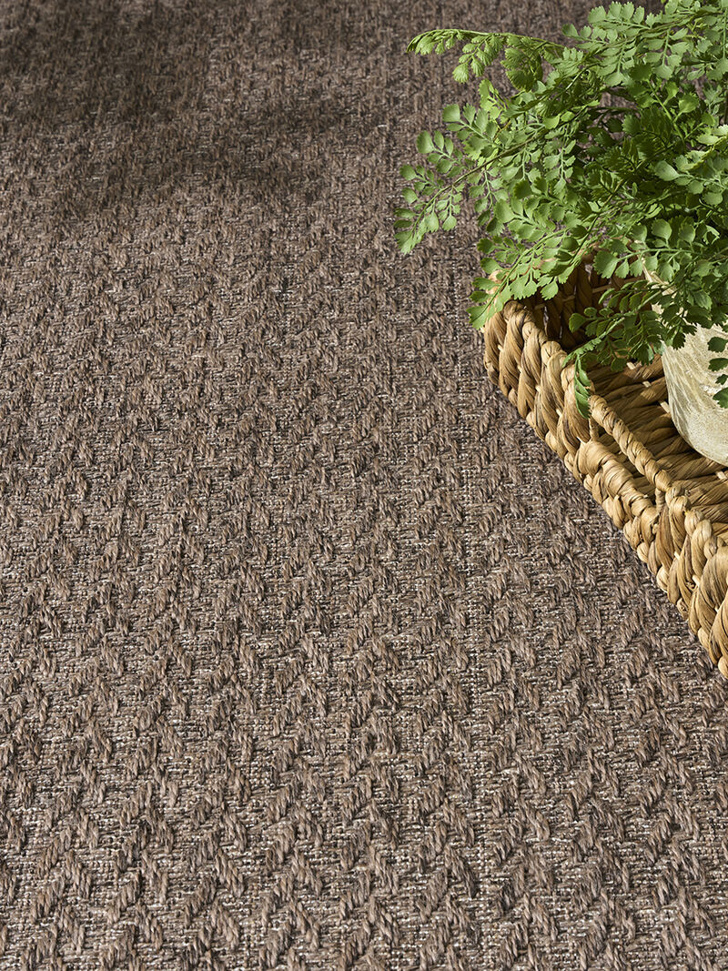 Tulum TLM02 Brown 10' x 14' Rug