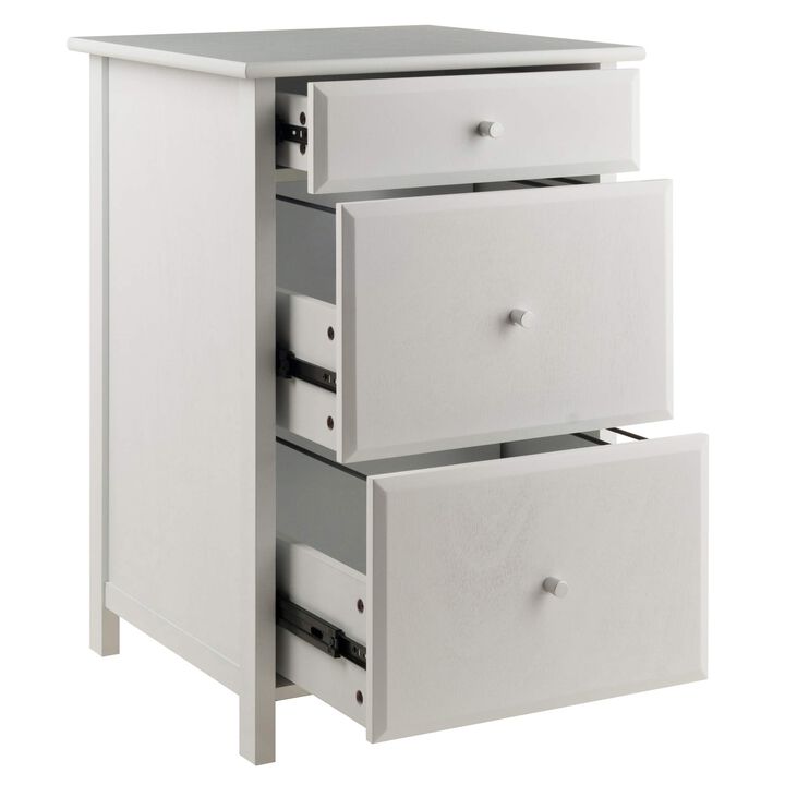 Casafoyer Delta Home Office File Cabinet, White