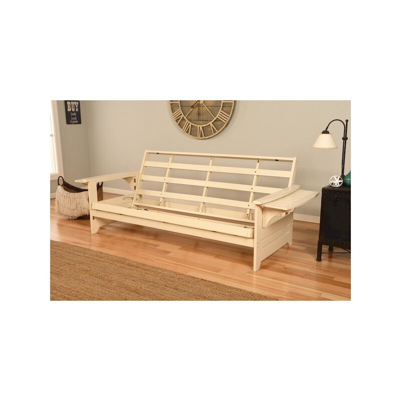 Phoenix Frame-Antique White Finish-Linen Stone Mattress image number 6
