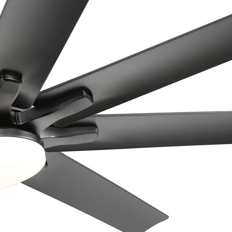 ELEMENT ACE Modern Large Ceiling Fan With Dimmable LED Light Smart Remote Control Reversible DC Motor Ideal For Home Office image number 3