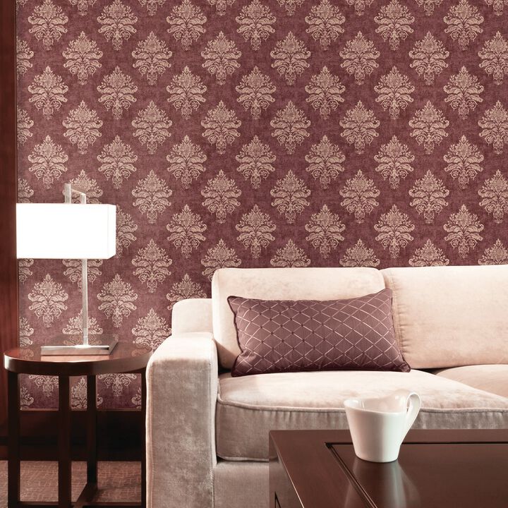 Nordic Elements Damask Red Wallpaper G34158