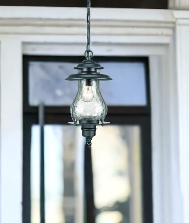 Oil Lantern Hanging Light for Rustic Indoor or Outdoor Home Decor