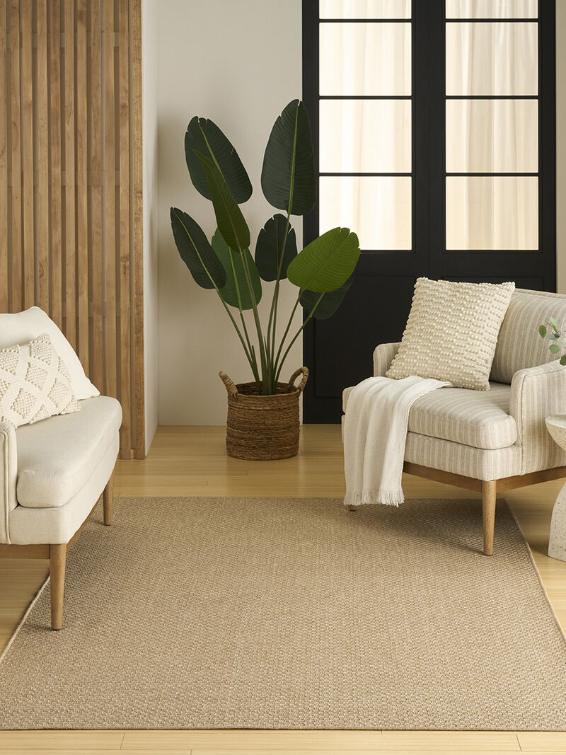 Tulum TLM03 Taupe 6' x 9' Rug