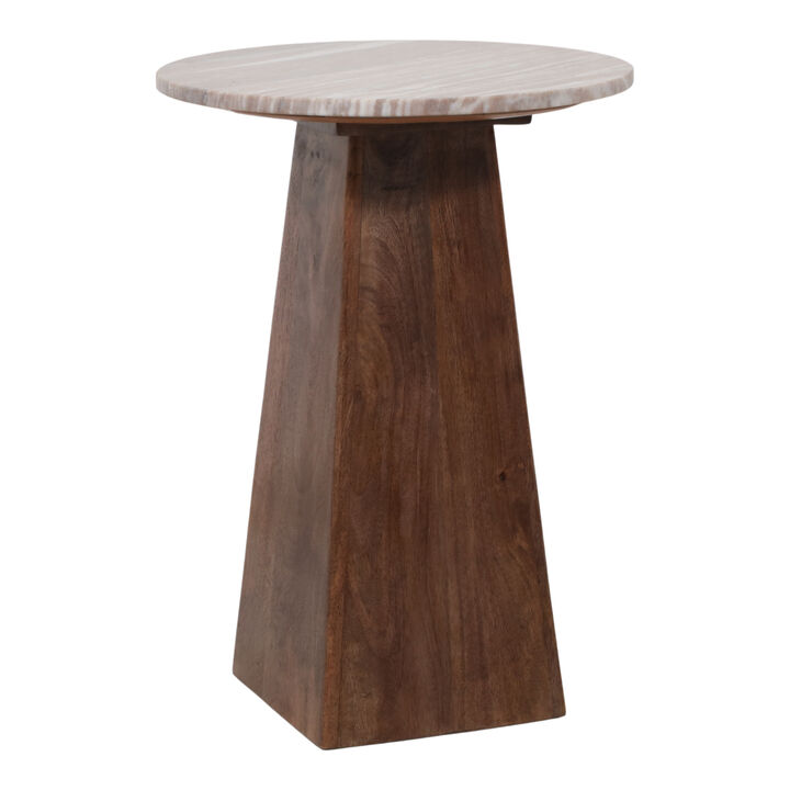 Triangular Base Accent Table
