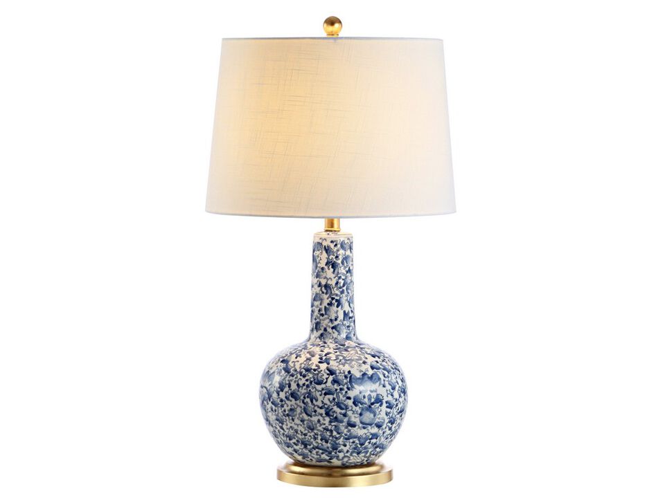 Chinois Ceramic/Iron Classic Cottage LED Table Lamp