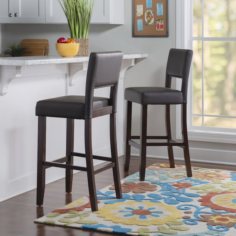 Linon Vega Bar Stool image number 1