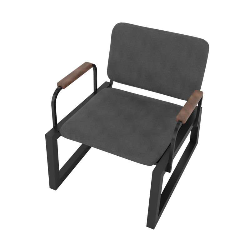 Whythe Black Accent Chair
