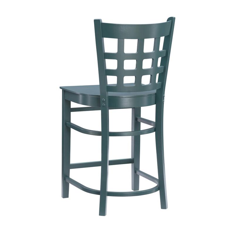Linon Lola Counter Stool Green Set Of 2