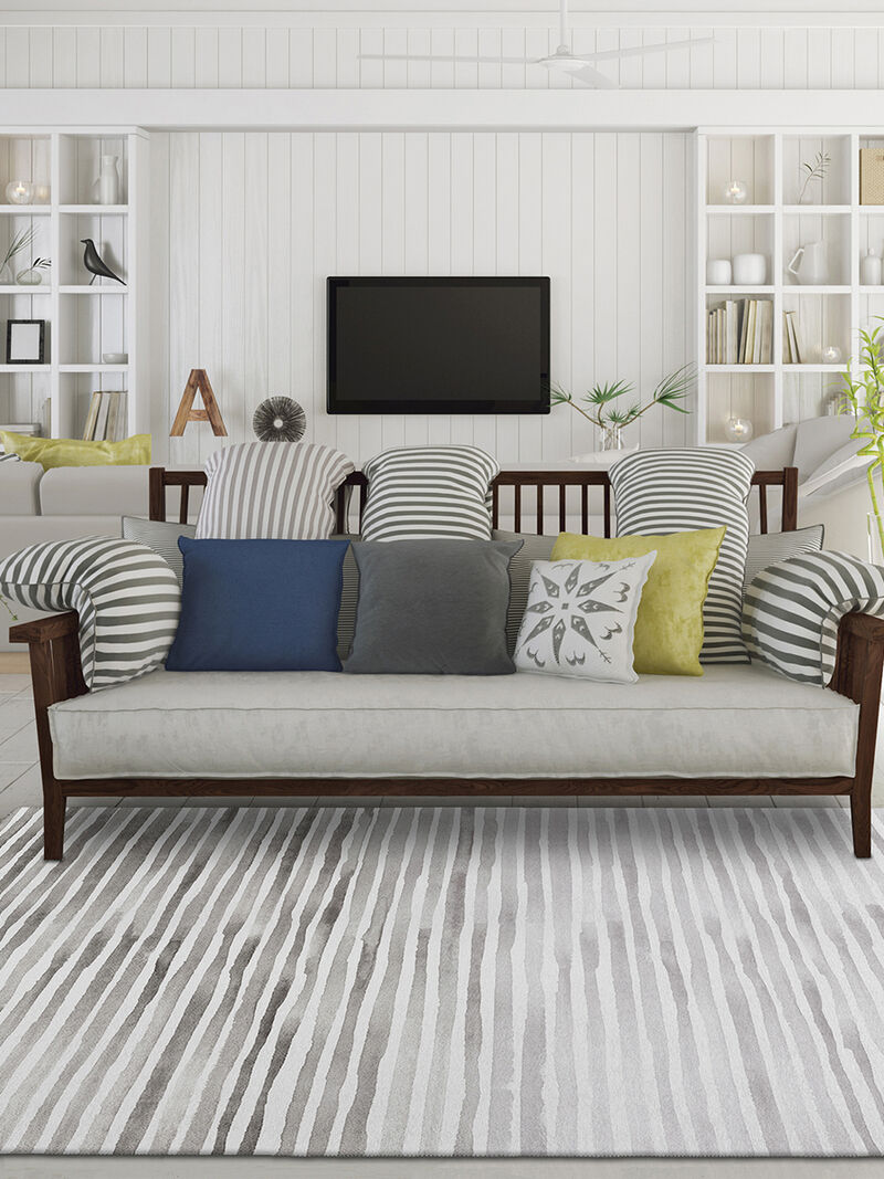 Seabreeze SZ8 Pewter 3' x 5' Rug