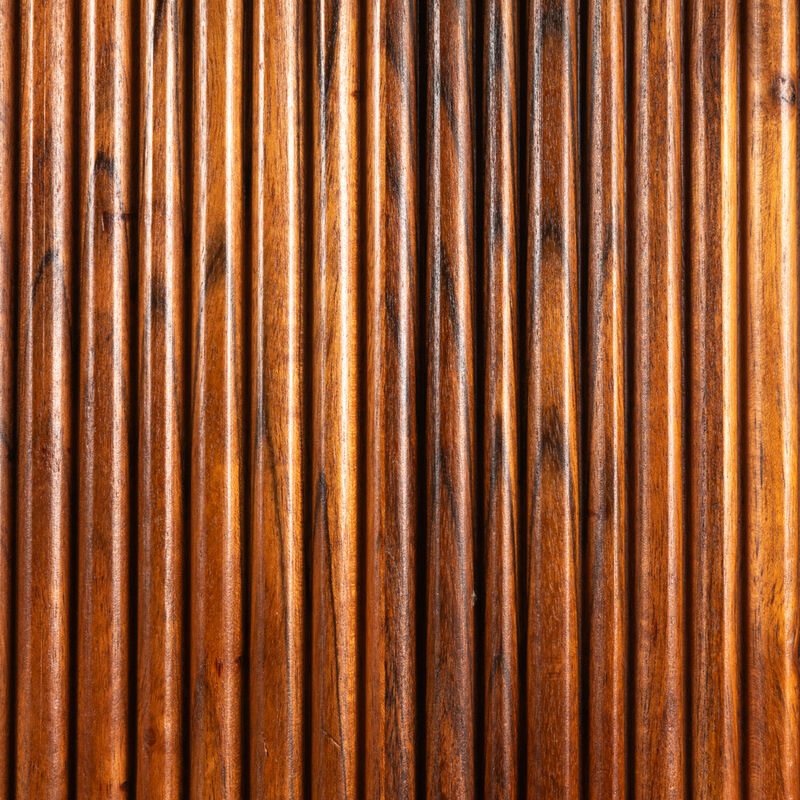 Rectangular Acacia Wood and Crushed Velvet Bench image number 6