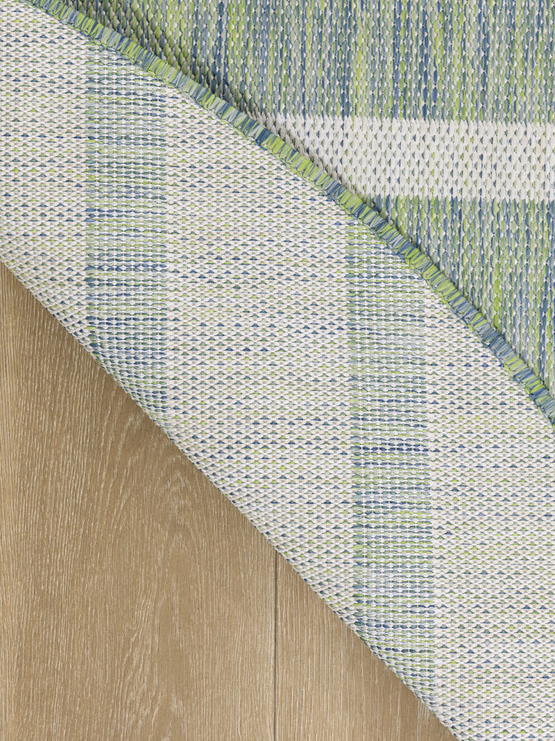 Positano POS03 Blue/Green/Ivory 6' x Round Rug image number 1