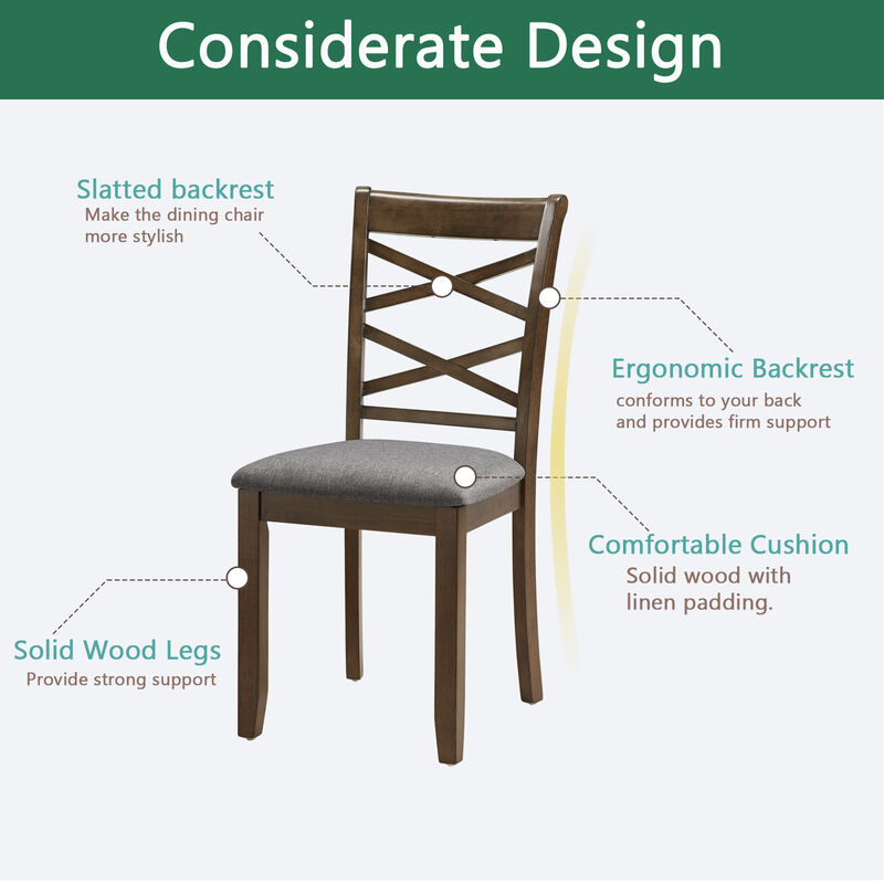 TATEUS Dining Chair Set image number 5