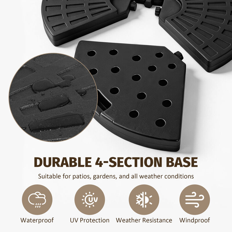 Heavy-Duty Fan-Style Cantilever Umbrella Base image number 6