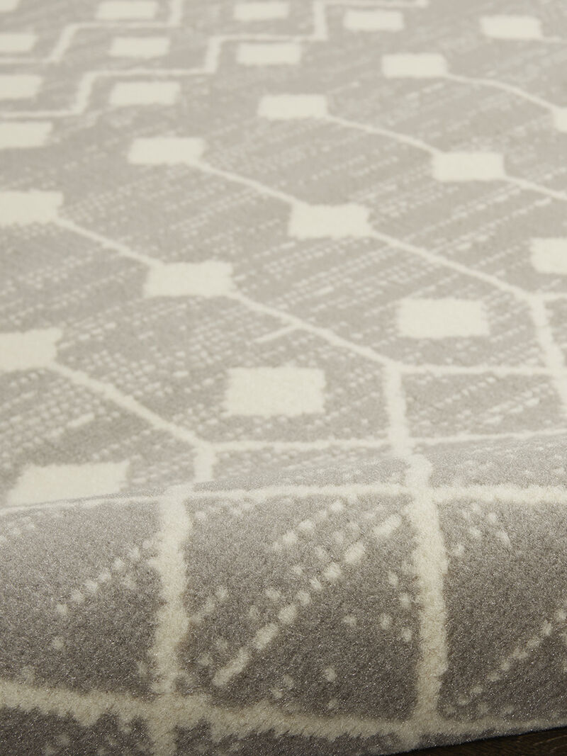 Grafix GRF37 Gray 6' x 9' Rug