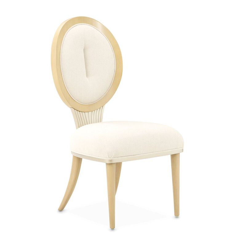 Michael Amini Camellia Field Dining Side Chair, Set of 2 - Caramel image number 2