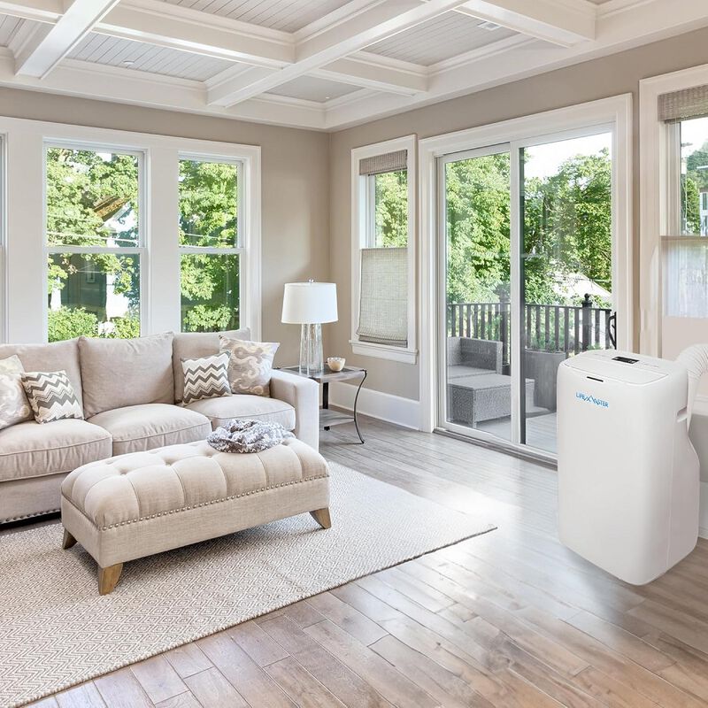 LMDUAL44 LMPAC Portable Air Conditioner, 14,000 BTU Dual Hose, White