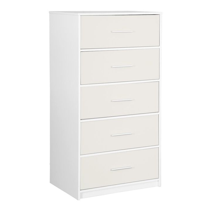 Techni Home 5-Drawer Dresser with Large Fabric Drawers