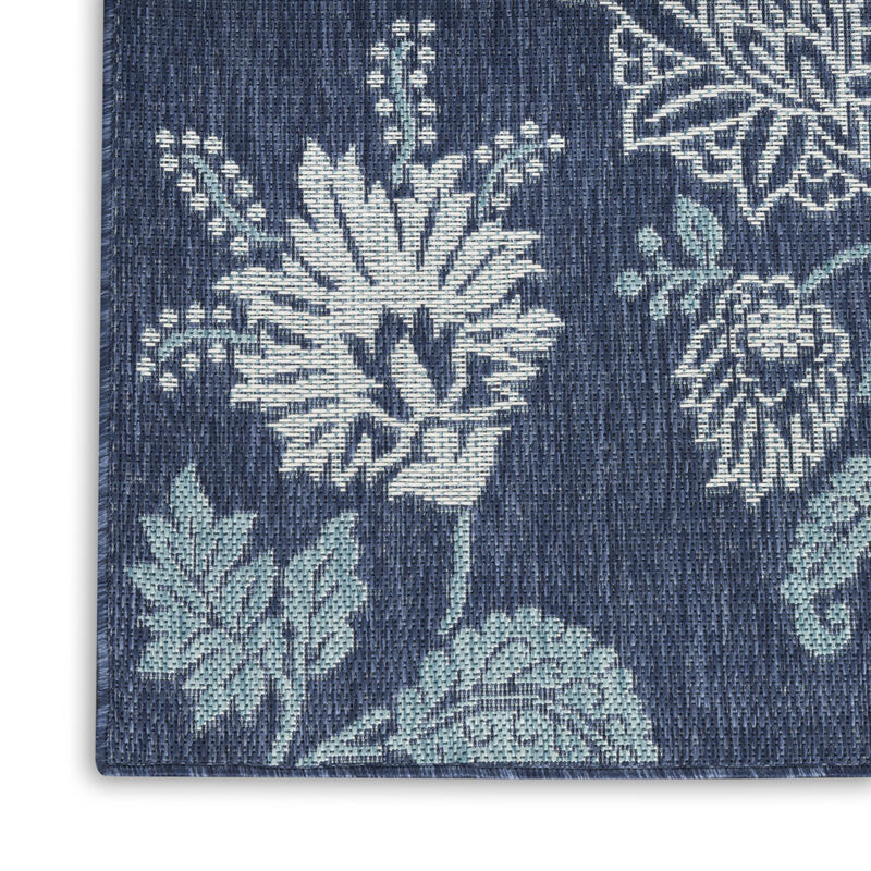 HomeRoots Floral Indoor Outdoor Area Rug image number 2