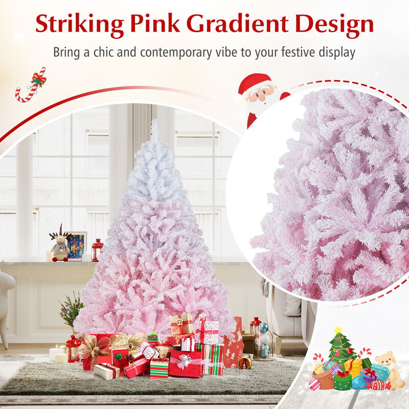 Artificial Xmas Tree with 456 Branch Tips and Sturdy Folding Metal Stand image number 6