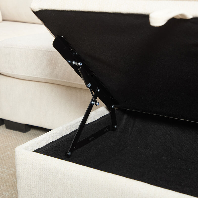 Bomzik Modern Storage Sectional Sofa with Dual USB image number 6