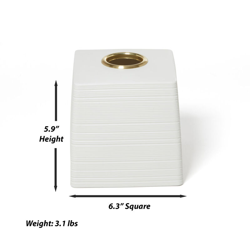 Dubai Tissue Cover (brass trim)