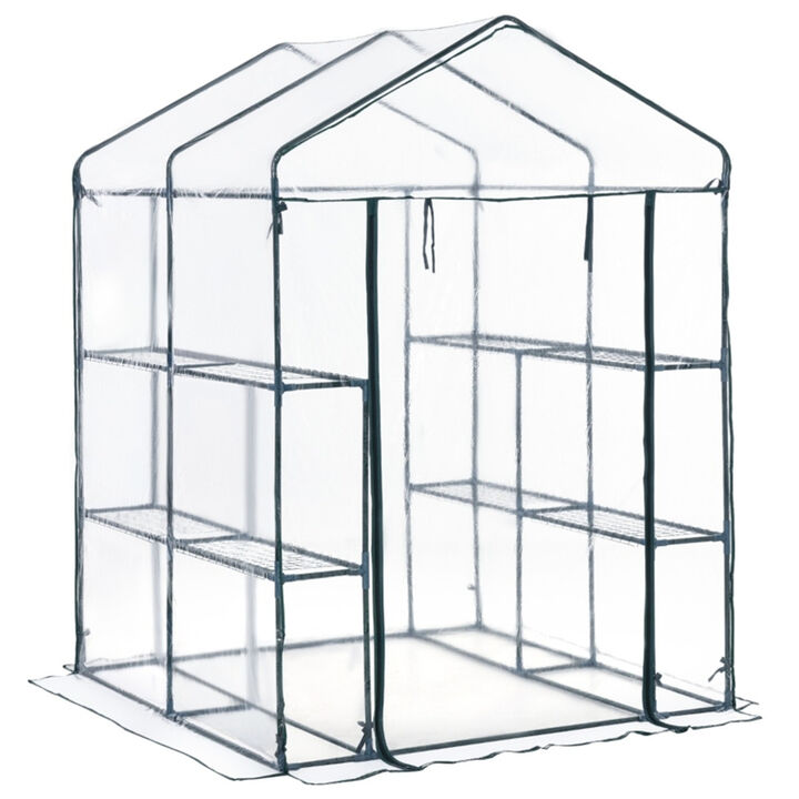 Mini Walk-in Greenhouse for Indoor and Outdoor Plant Growth and Protection